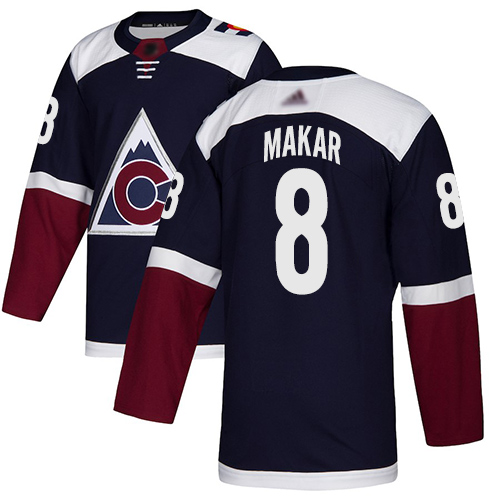 Adidas Colorado Avalanche Men #8 Cale Makar Navy Alternate Authentic Stitched NHL Jersey